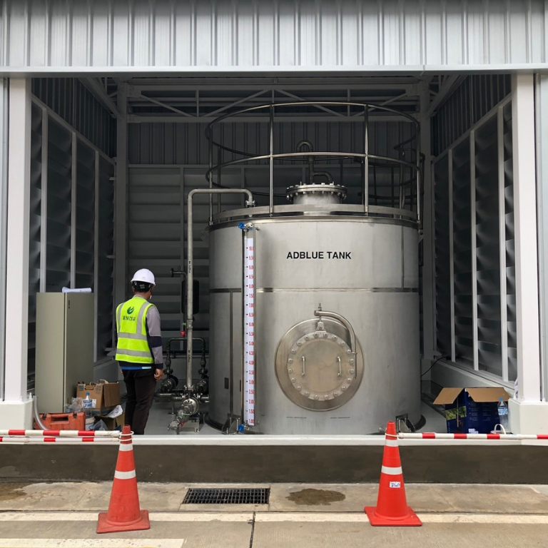 adblue storage tank installation for factory bulk delivery
